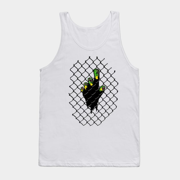 Zombie Hand Tank Top by Warpigs